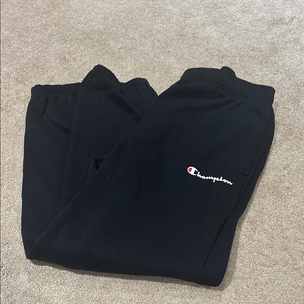 Champion Black Sweatpants Athletic Joggers